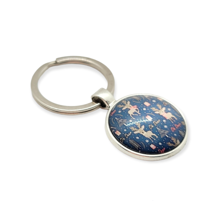 KEYCHAIN SILVER WITH RUDOLPH2